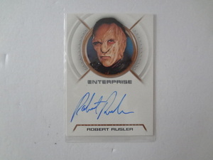 スタートレック Star Trek: Enterprise Season Three A31 Robert Rusler as Orgoth 直筆サイン入り トレカ 送料110円