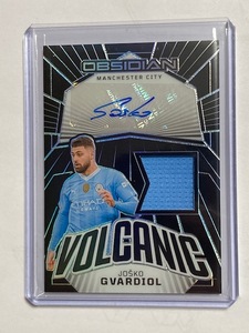 2023-24 Panini Obsidian Soccer Volcanic Material Signatures Josko Gvardiol /199 ヨシュコ・バルディオル 直筆サインジャージーカード