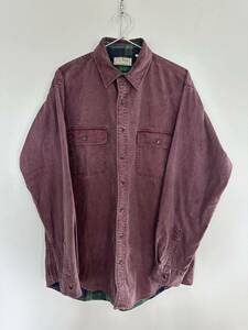 80s LL bean work shirts 裏地ネルタータン