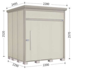 送料無料地域有 タクボ物置　タクボ　物置　ミスター　Mr.トールマン　ダンディ　標準屋根　一般型　JN-2222