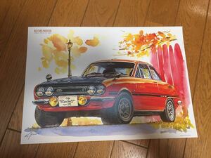 新品イラスト いすゞ ベレット1600GT タイプR