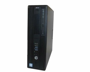 Windows10 Pro 64bit HP Workstation Z240 SFF (L8T14AV) Xeon E3-1225 V5 3.3GHz 8GB 500GB DVDマルチ Radeon HD 8490