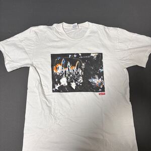 Supreme シュプリーム Futura Tee サイズ M 白 White 中古 正規品 Logo ロゴ Tee Tシャツ T shirts 半袖 Box logo 