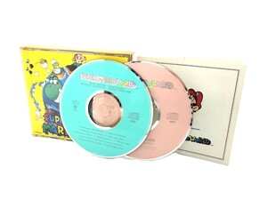 任天堂 スーパーマリオワールド 2枚組CD BGM 大百科 WPCL-233/234 サントラ ゲーム音楽 (54215S3)