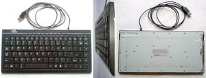 【ジャンク】USB接続『VOLtech』薄型ミニキーボード：104キー系(テンキー：無)配列｜型式不明｜2009年【現状渡し】