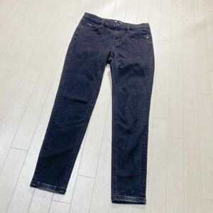 3927☆ TOMMY JEANS トミー ジーンズ ボトムス パンツ ブラックデニム ジーンズ レディース 28 ブラック