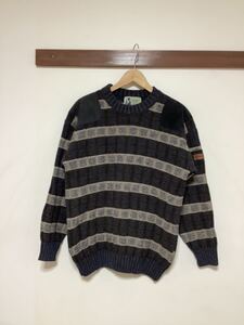 み1055 GENTLEMAN FARMER ジェントルマンファーマー ウールニット S エルボーパッチ ショルダーパッチ