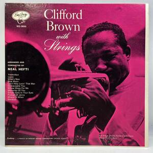 A0526【LP 】 CLIFFORD BROWN WITH STRINGS