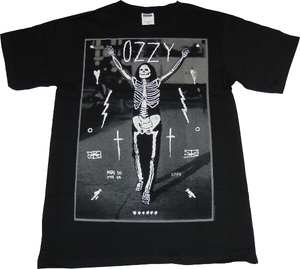 正規品Δ送料無料 Ozzy Osbourne Skeleton Tシャツ(M)