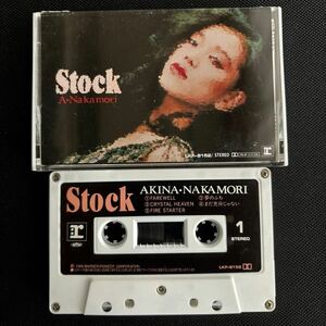 送料140円～■中森明菜■Stock■36年ほど古いカセットテープ良品■全画像を拡大して必ずご確認願います