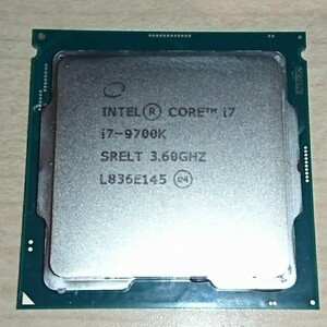 Intel Core i7 9700K LGA1151 CoffeeLake 動作確認品 (O60411)