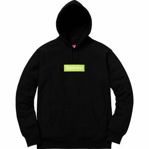 国内正規 新品 17FW Supreme Box Logo Hooded Sweatshirt パーカー Black 黒 M 17AW