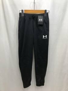 未使用 UNDER ARMOUR ジャージ パンツ 裏起毛 YMD 140cm ブラック アンダーアーマー 24102502