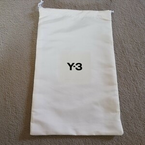 adidas×Y-3 アディダス×ワイスリー 靴袋 巾着袋 布袋 シューズ袋 保存袋 巾着 小物入れ ホワイト系 内袋