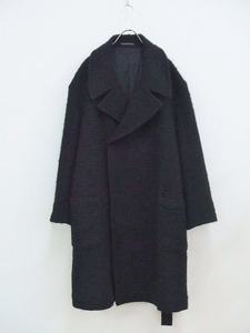 Yohji Yamamoto HQ-C06-114 WOOL COAT WITH BELT ジプシー期 ウール ロングコート サイズ2 コート ヨウジヤマモト 中古 0-1007T F80236