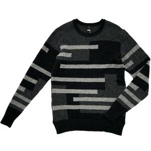 定価3.3万 wjk powder yarn double crazy knit M グレー パウダーヤーンダブルクレイジーニット akm 1piuジュンハシモト セーター