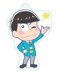 ★【カラ松】おそ松さん やわらかクリアストラップL 2　