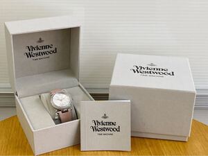 ◆【電池交換済】 Vivienne Westwood ヴィヴィアンウエストウッド VV006SLPK 箱ケース付 稼働 保管品◆