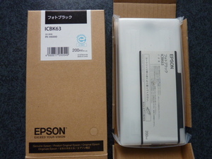 EPSON　エプソン純正インク　ICBK63　フォトブラック　PX-H6000