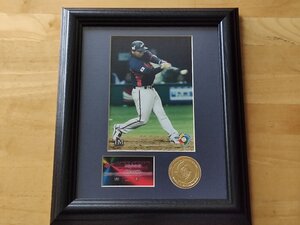 里崎智也 2006WBC フォトプラーク コイン付き