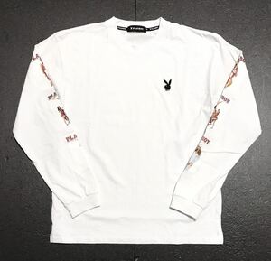 PLAYBOY プレイボーイ 長袖 Tシャツ 定価6,578円　ロンT