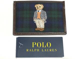 POLO RALPH LAUREN　ポロベア　カードケース　チェック　ポロラルフローレン　定価15.400円