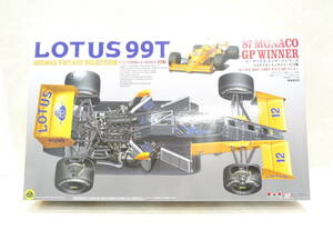 ☆未組立☆#36598 LOTUS 99T ロータス 1987 モナコ GP ウィナー ビーマックス ヴィンテージシリーズ 1/12 フォーミュラ― 現状品