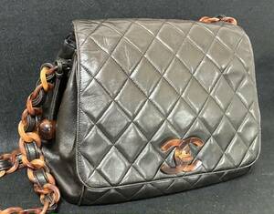 ◇ CHANEL シャネル マトラッセ プラスチックチェーン ショルダーバッグ 272259