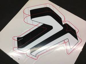 TECHNINE テックナイン 【DIECUT T LOGO STICKER】 黒/赤 正規 ステッカー（郵便送料込み）