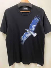 WILDSIDE YOHJI YAMAMOTO 半袖 Tシャツ ヨウジヤマモト ワイルドサイド 日本製 ブラック メンズ 3 WZ-T20-003 コットン プリント