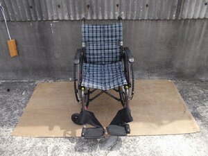 TS-24-0524-08　カワムラ自走式車椅子　　WAVIT-Plus ウェイビットプラス WAP22-40S