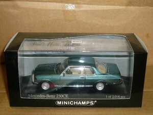 1/43 Mini Champs Mercedes-Benz 230 CE 1977 turquoise