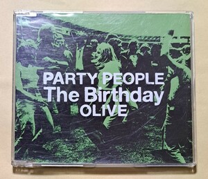 The Birthday PARTY PEOPLE OLIVE CD 会場限定 即決 ザ・バースディ チバユウスケ ミッシェル・ガン・エレファント オリーブ