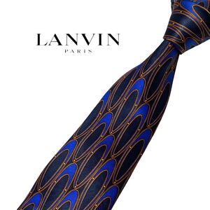 LANVIN ネクタイ パターン柄 ランバン USED 中古 m1547