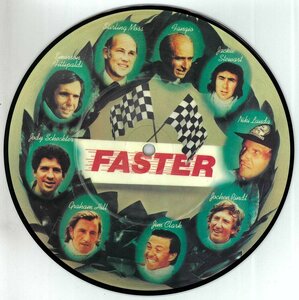 ジョージ・ハリスンGEORGE HARRISON「FASTER」UK盤 ピクチャー・シングル・レコード