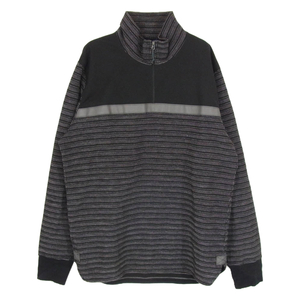 COMME des GARCONS MAN ジュンヤワタナベコムデギャルソンマン 18AW WB-T014 リフレクティブ テープ ハーフジップ スウェット【中古】