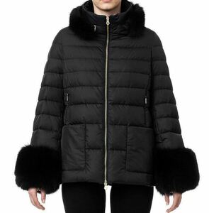 新品 DUVETICA デュベティカ ダウンジャケット KERRIN レディース 女性 マット ショート丈 フォックスファー 2WAY NERO ブラック