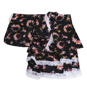 新品 ゆかたドレス 3～4才 100cm前後 未使用 セパレート浴衣 separate yukata お洒落 綿 子供浴衣 kapi-kyu