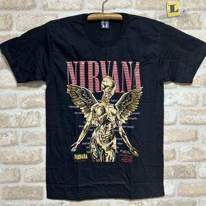 ニルバーナ ニルヴァーナ Tシャツ L サイズ　nirvana 管B04 バンド