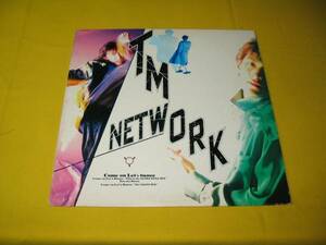 鮮●12インチ４５回転 TM Network Come On Let