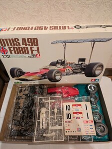 1/12 タミヤ ロータス 49B フォード F-1 ディスプレイ 1991年版 後発 エンブレム ステッカー付き