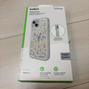 Belkin SheerForce iPhone 15用MagSafe対応保護ケース MSA016QCWH-DY