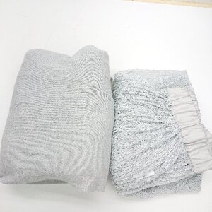 ◇ ⊇ MISCH MASCH ミッシュマッシュ ニットワンピース レ－ススカ－ト サイズM グレー系 レディース E