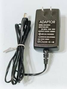 AC電源 1ヶ ＊I/P １００－２４０V ５０／６０Hz ０．１５A ＊O/P DC １２V ５００mA ＤＣサイズ：５．５mm(外径)x２．１mm(内径)