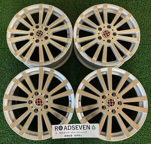 ★RAYS レイズ VERSUS ベルザス ALBORE DUE 17インチ 17×7J +42 PCD114.3 5H ハブ:約73mm 4本Set アルミホイール 中古 ★送料無料