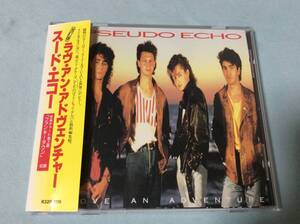 PSEUDO ECHO/Love an Adventure 国内盤帯付き R32P-1119