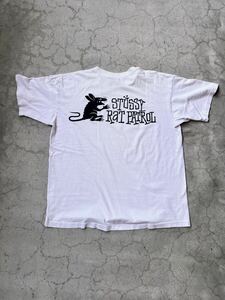 激レア USA製 80’s OLD STUSSY 黒タグ ステューシー RAT PATROL Tシャツ XL ビンテージ vintage