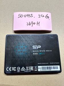 SD0455【中古動作品】SP A55 内蔵 SSD 512GB /SATA 2.5インチ動作確認済み 使用時間3690H