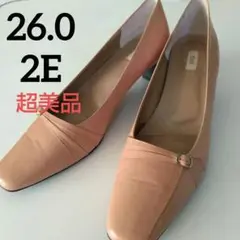 【超美品】26.0/大きいサイズ/モデルサイズ/オシャレなパンプス