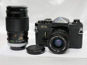 #3154 CANON F-1 FD 35mm F2 135mm F2.5 SC キャノン 一眼レフフィルムカメラ